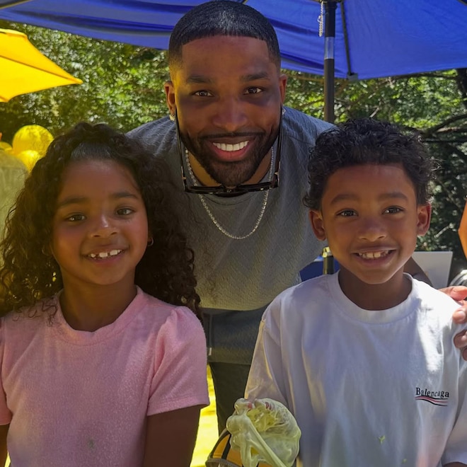 Tristan Thompson Shares Rare Photos With Kids Prince, True and Tatum